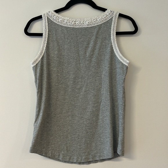 J. Crew lace accented tank top - Picture 8 of 9